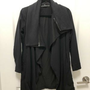 All Saints Black Trench style Coat Size US00 0 350